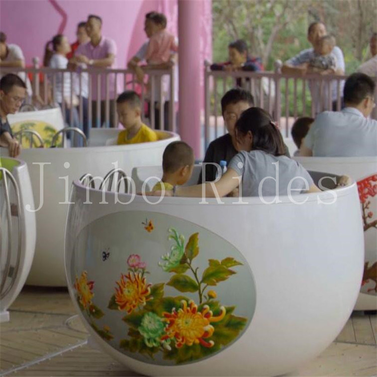 Hot Sale Amusement Indoor Kids Fairground Children Rotating Kiddie Electric Coffee Cup Ride