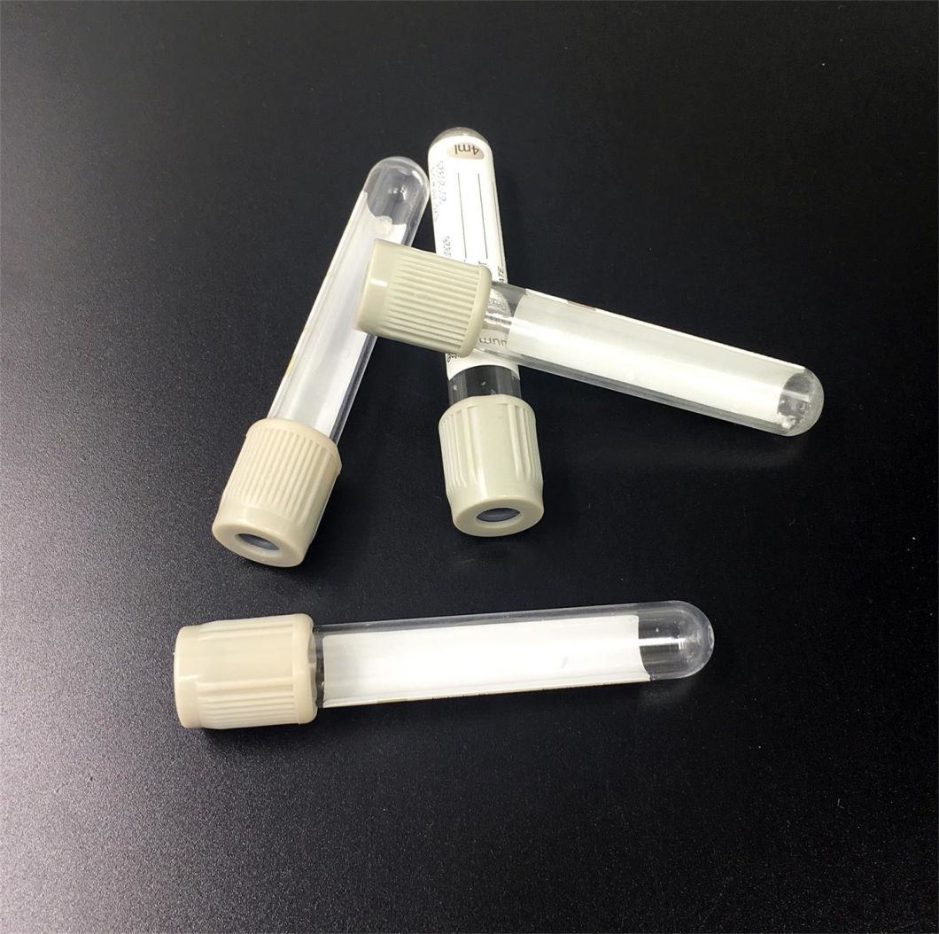 Glass and Pet Glucose Anticoagulation Tube with Grey Top for Hospital Use (high quality)