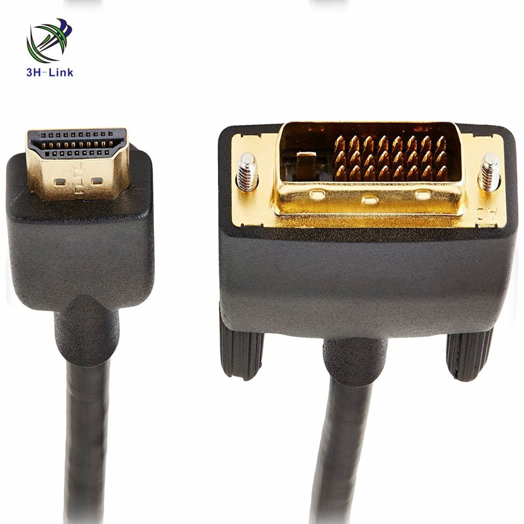 China Factory HDMI to DVI Output Adapter Cable