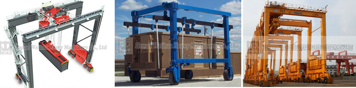 Top1 Crane Manufacturer in China Weihua Rtg Rubber Tyre Container Gantry Crane