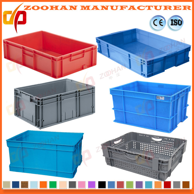 100% New Material Plastic Turnover Box Food Storage Container (Zhtb10)