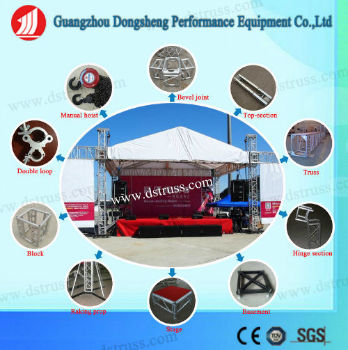 Outdoor Used Aluminum Truss, Aluminum Roof Truss, Truss Tent