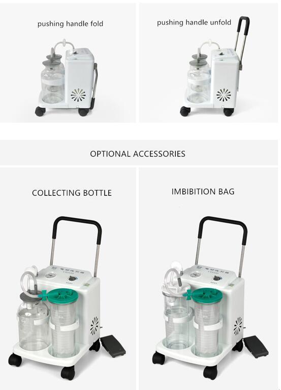 Yx932D New Type Cheap Electric mobile Vacuum Suction Apparatus