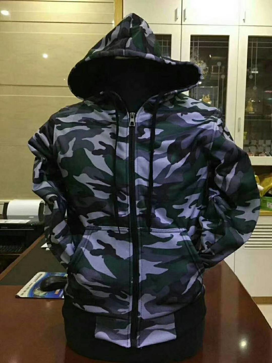 Best Selling Men Clothes Cotton Stock Camouflage Fleece