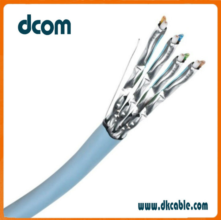 Good Quality High Speed Tassmision 4p 23AWG Cu CAT6A U/FTP Network Cable