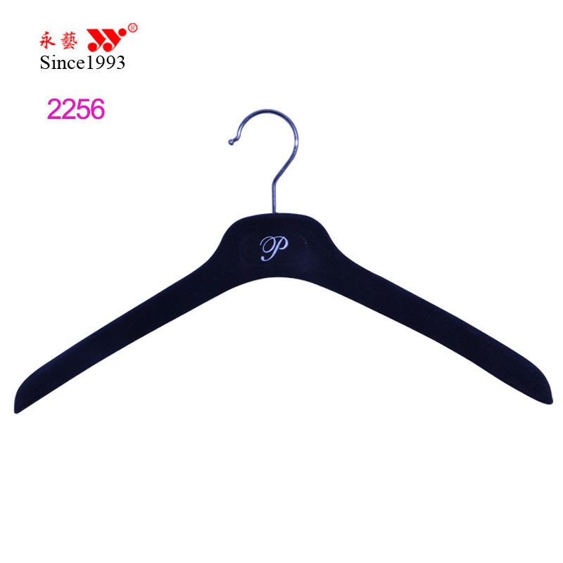 Wholesale Luxury Custom Female Flocked Velvet Hangers