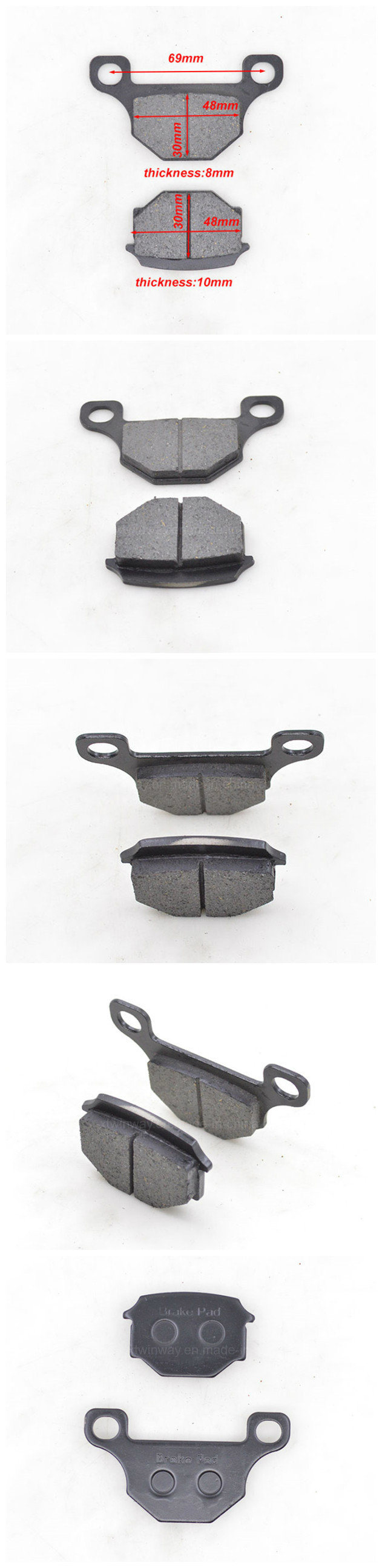 Ww-5113 Semi-Metallic Motorcycle Brake Pad for Gn125