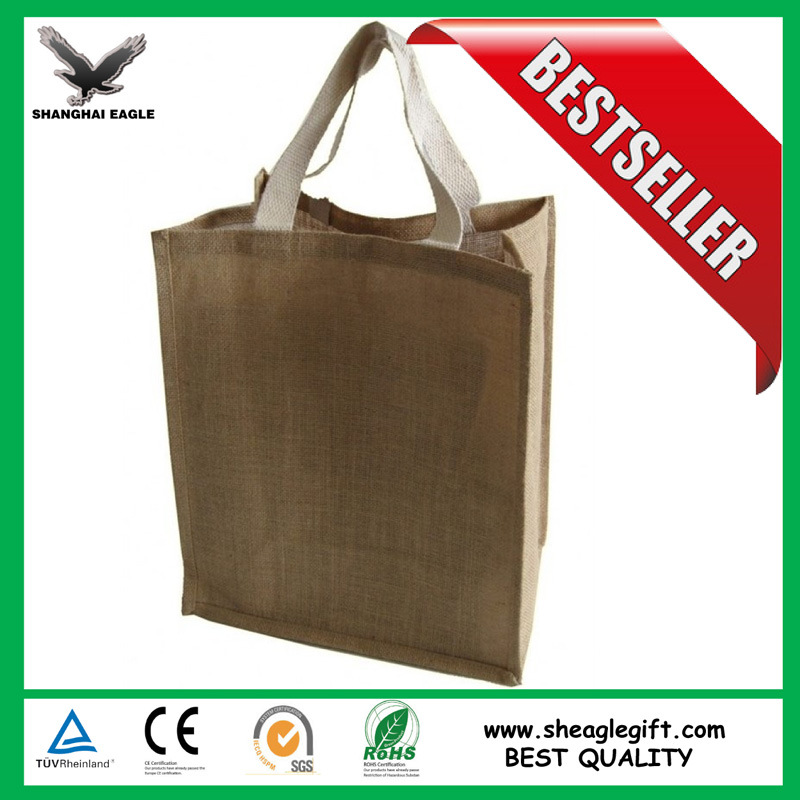 Wholesale Shopping Recycled Jute Gift Bag Customized