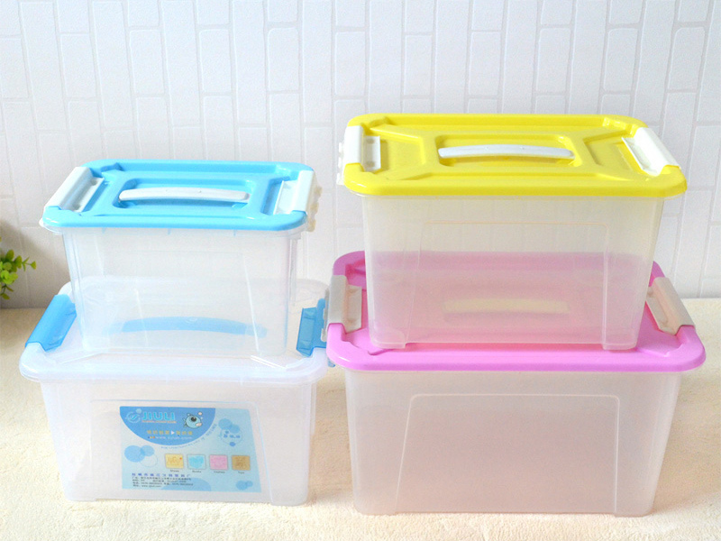 High Quality Household Products Plastic Storage Box Food Container Gift Packing Box with Handles