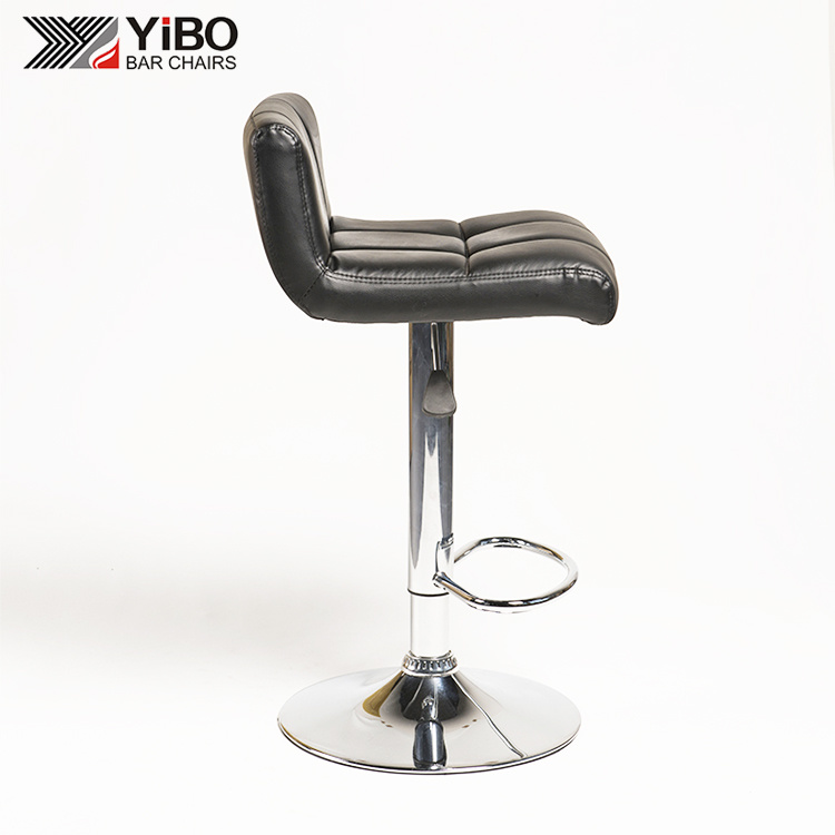 Hot Sale PU Leather High Chair Bar Stool with Back