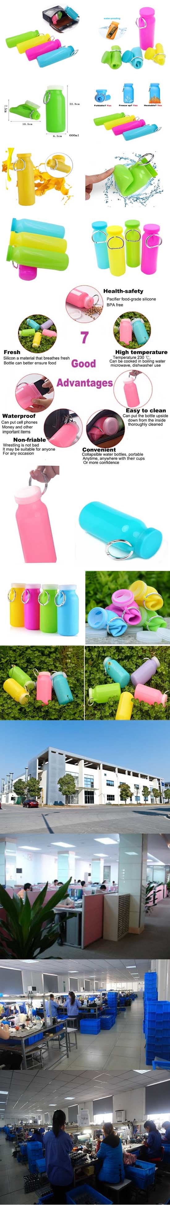 Outdoor Portable Squeeze Sports Drink Bottle