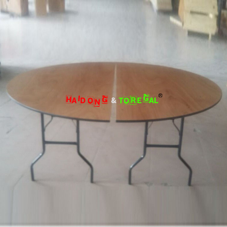 Wholesale China Half Round Hemicycle Outdoor Folding Restaurant Dining Tables