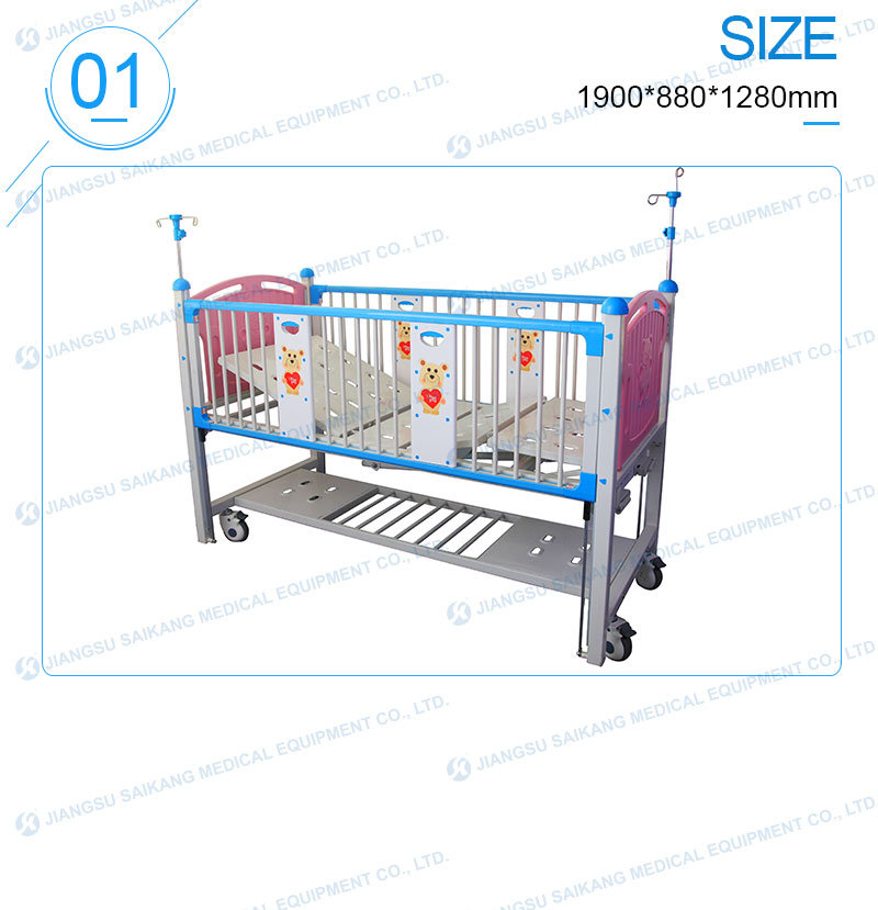 X05-5 Luxury safety Two Functions Hospital Child Bed