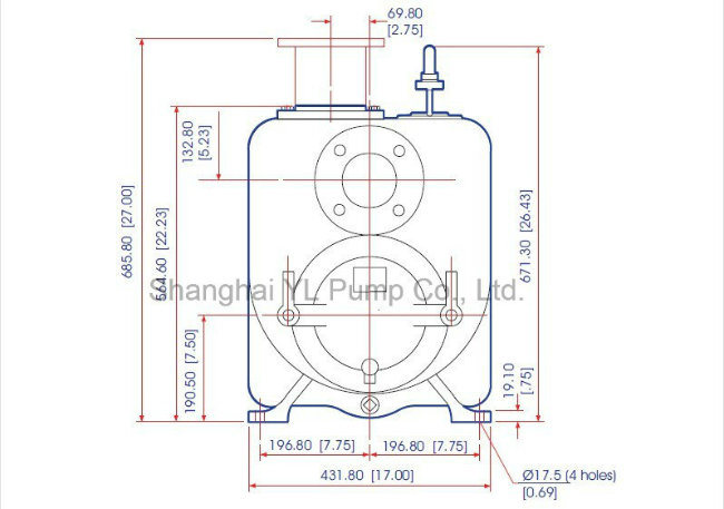 End Suction Self Priming Sewage Pump with Mechanical Seal