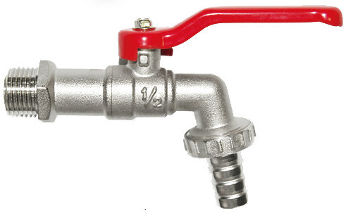 Brass Hose Cock/Bibcock/Tap with Alumium Handle (EM-V-A150)