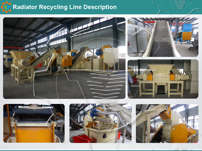 Large Capacity Complete Radiator Copper Aluminum Separator