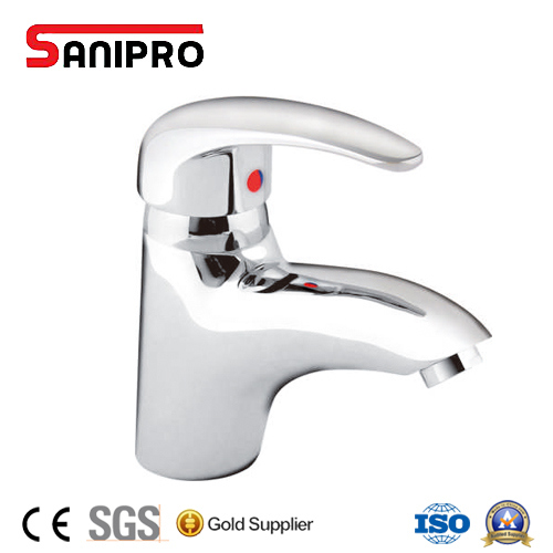 Sanipro High Quality Chrome Bathroom Washbasin Faucet