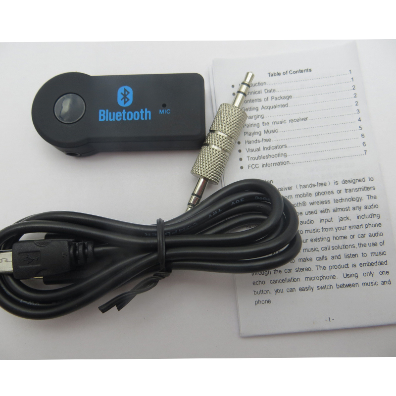 Bt310 Bluetooth Audio Receive Adapter Car Aux Bluetooth Receiver