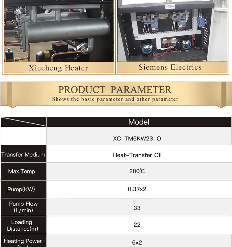 6kw Small Oil Type Temperature Controller Machine