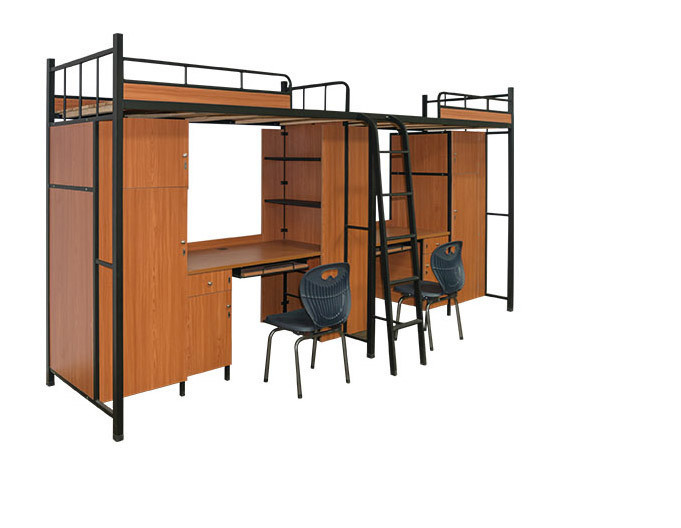 China Manufacturer Customized School Furniture Metal Dormitory Bed (HX-JY005)