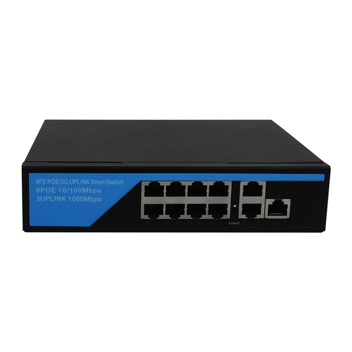 Shenzhen Full Duplex Anti-Static Protection 11 Standard Poe Ethernet Network Switch