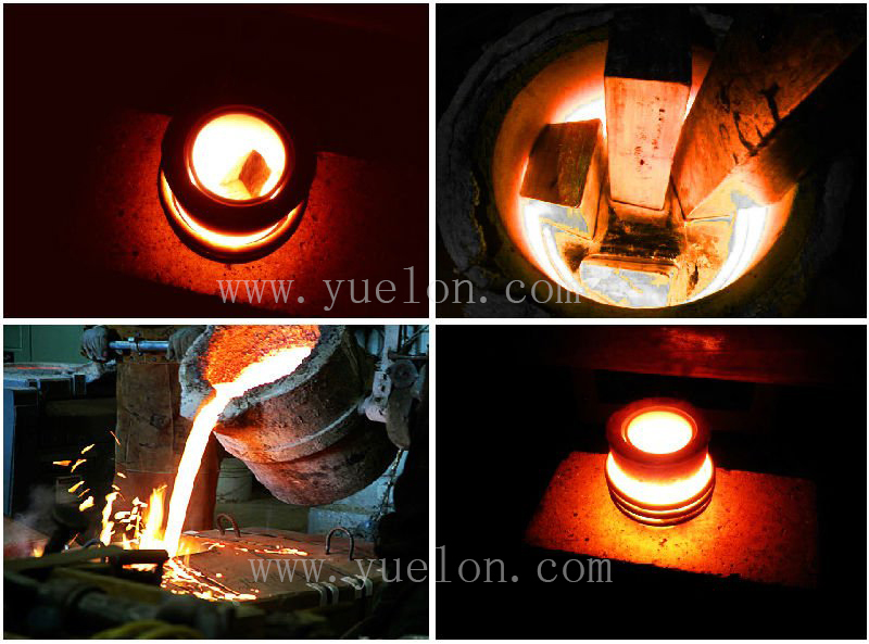 90kw High Quality Heating Induction Iron Melting Machine