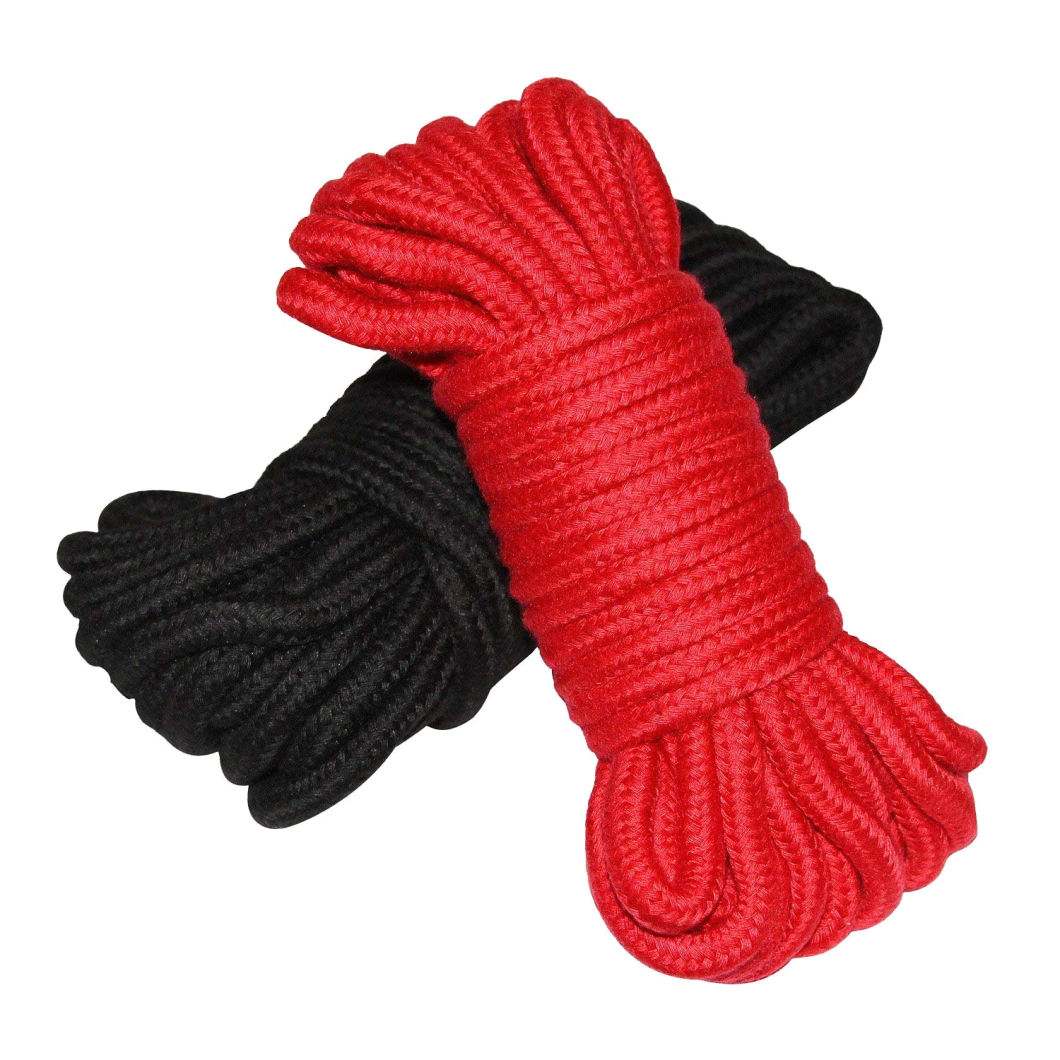 Nylon Rope Soft Cotton Rope Black Thick Packaging String
