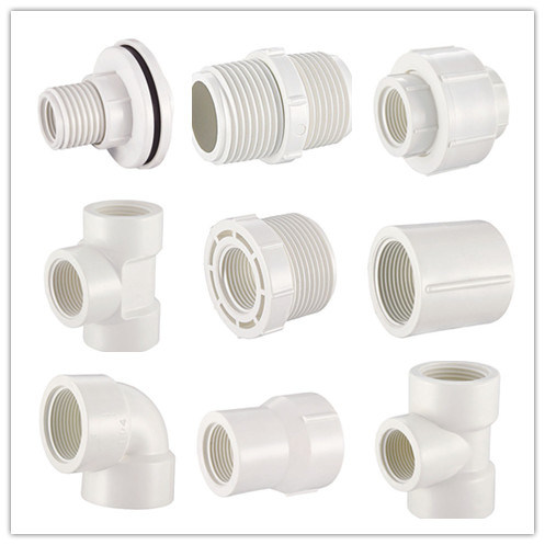 PVC Plastic Pipe Fitting Flexible Connector with Thread Coupling (B20)