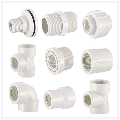 PVC Plastic Pipe Fitting Flexible Connector With Thread Coupling (B20)