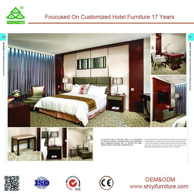 Solid Wood Classic Modern Style Hotel Bedroom Furniture