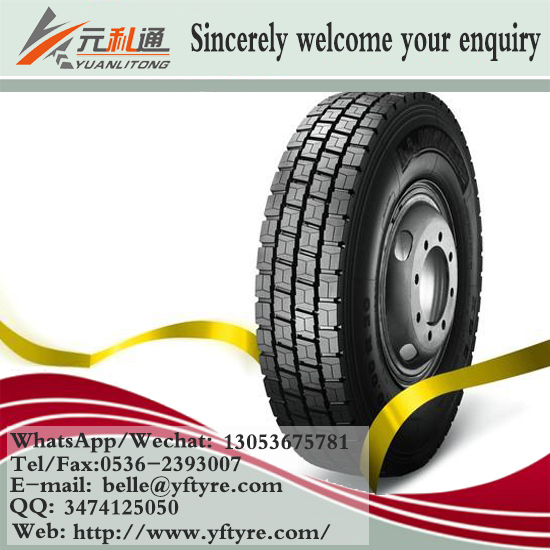 China Wholesale Radial Truck Tire with DOT 315/80r22.5 385/65r22.5 11r22.5 1000r20