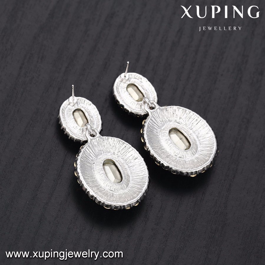 Xuping Moon Star Designs Jewelry Earrings, Crystals From Swarovski Fancy Girls Studs