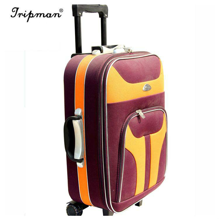 Cheap Luggage Travel Bag Outside Iron Trolley Sets Luggage Case