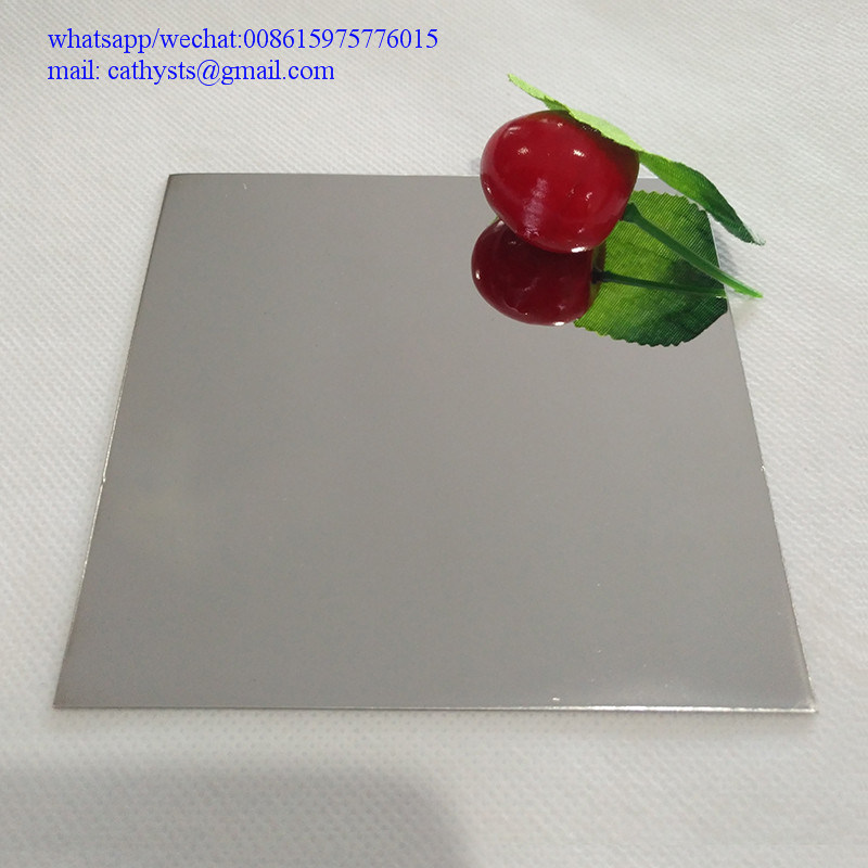 Ss 201 Sheet 8K Mirror Stainless Steel Sheet 4X8 Decorative Stainless Steel Plate