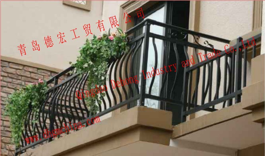 Decorative & Waterproof Wrought Iron Balcony Fence