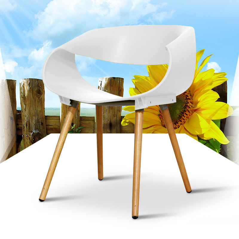 Hight Quality Custom Fancy Ergonomic Plastic Dining Room Chair