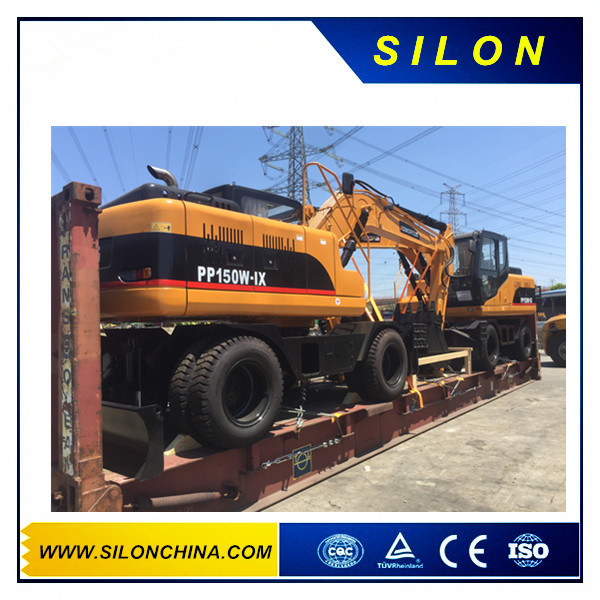 China Mini Wheel Excavtor with Good Price (PP150W-1X)