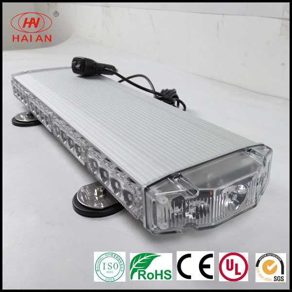 LED Mini Warning Light Bar/Ambulance Vehicle Strobe Lightbar with Aluminum Body Security Warning Lightbar/Emergency Fire Fighter Truck Caution Lights Bar