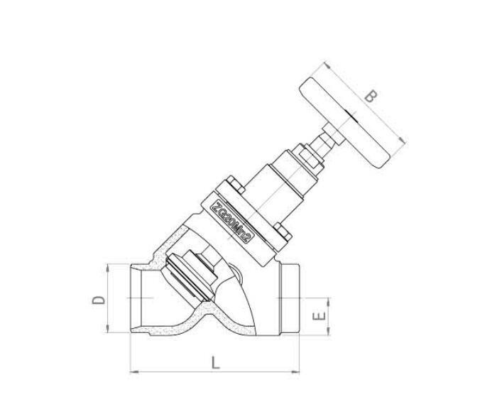 Stop Valve with Handwheel Use on Ice Machine