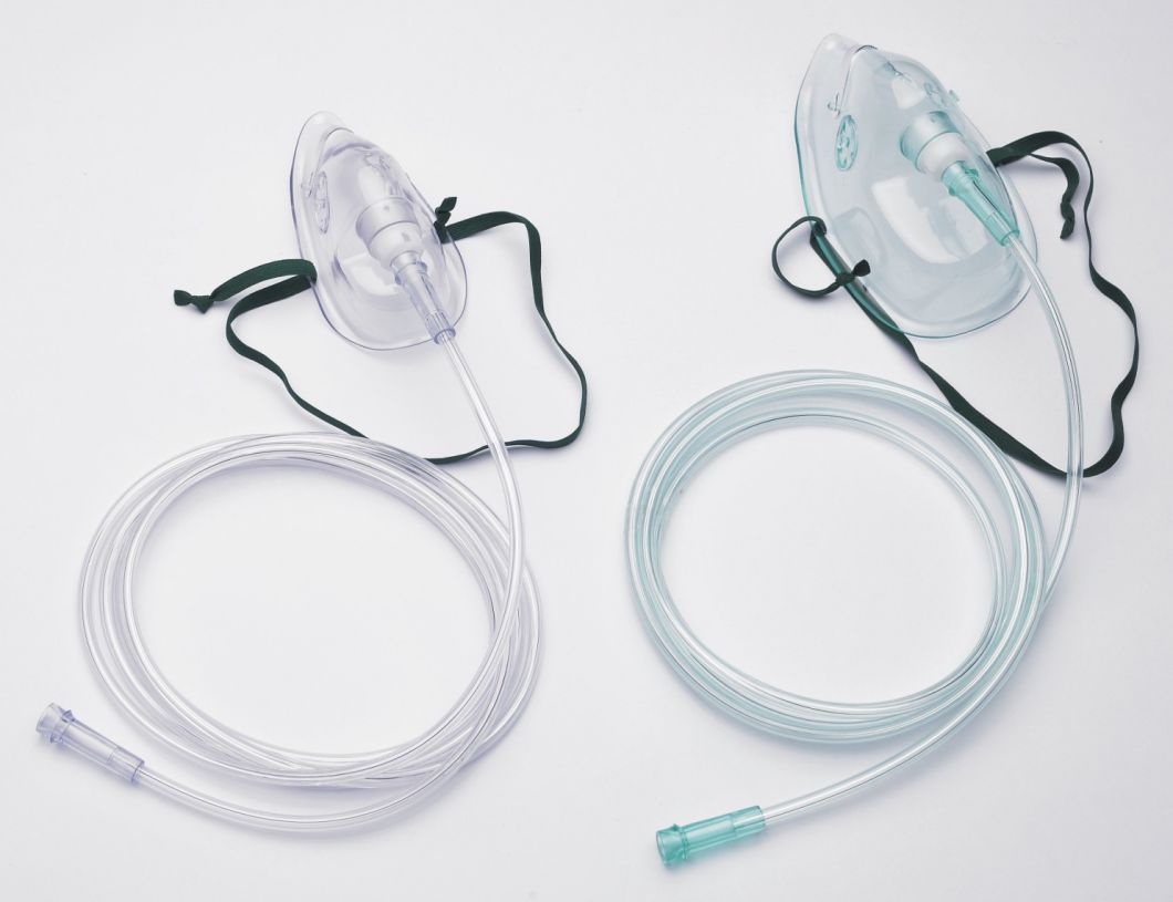 Disposable Medical-Grade PVC Oxygen Mask with Ce Certificate