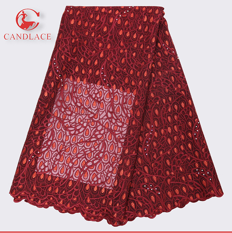 Fashion Design New Arrival Soft African Tulle Lace Fabric for Wedding