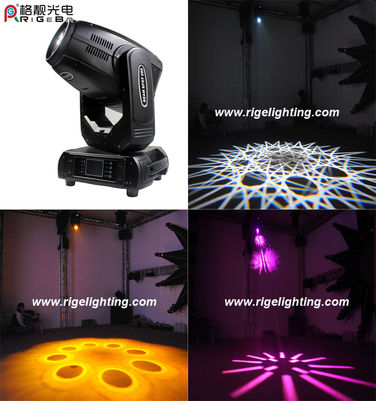 280W Beam Moving Head Spot Wash 3in1 Effect Light for Stage Club