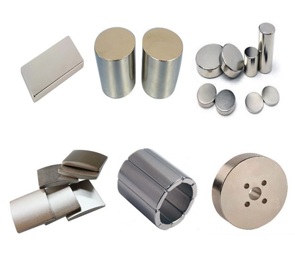 Industrial Strong Sintered Cylinder Neodymium Disc Motor Ring Magnets