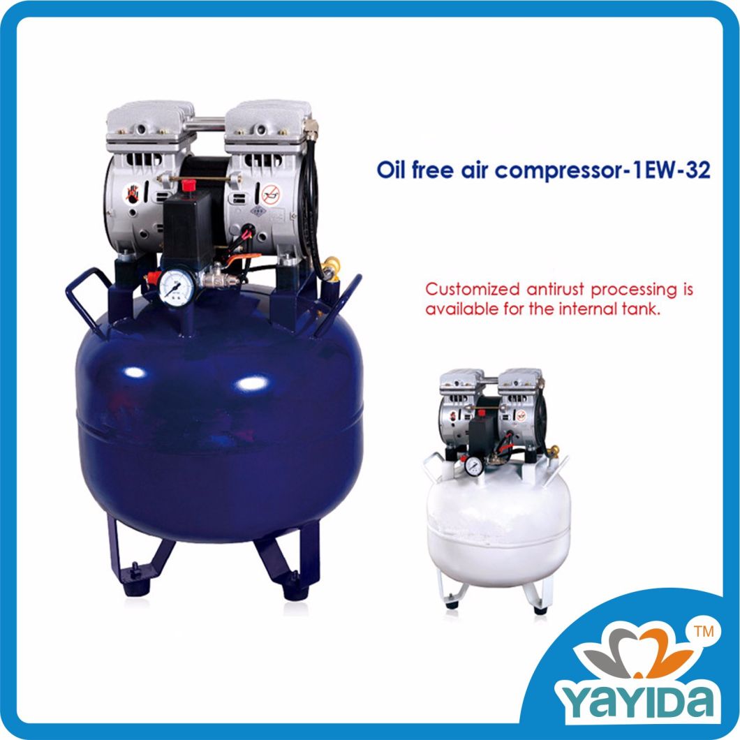 Silent Dental Oil Free Air Compressor for Dental Chair Unit