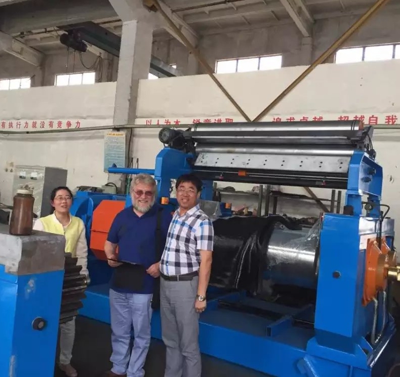 Two Roll Open Mill of Rubber Mixing Machine