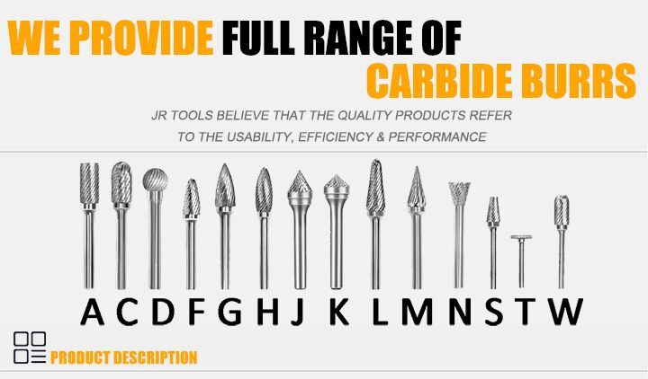 Sb/B Type Cylindrical with End Cut Carbide Rotary Bur