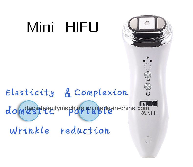 Newest Mini Hifu RF LED Wrinkle Removal Face Lifting Skin Rejuvenation Beauty Machine