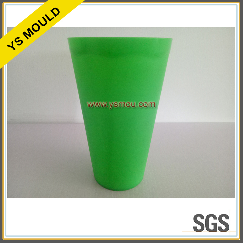 4 Cavities Plastic Injection Green Cup Mold