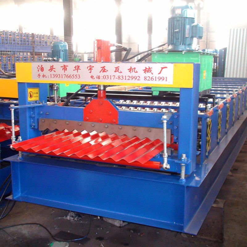 Cold Steel Corrugated Roofing Tile Forming Machine