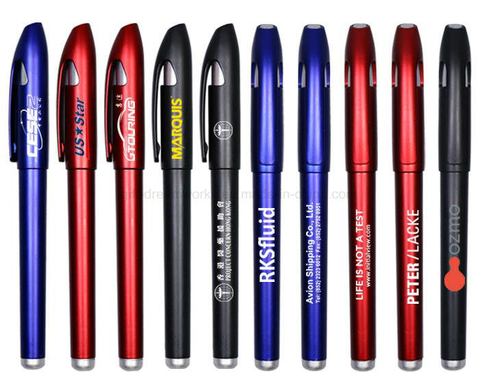 Gel Plastic Pen Meeting Pen Office Supply Ball Pen Business Gift Top-up Pen